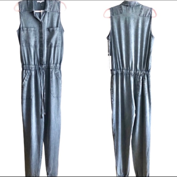 Revolve x YF&B Acid Blue Women’s Jumpsuit S - Picture 3 of 5